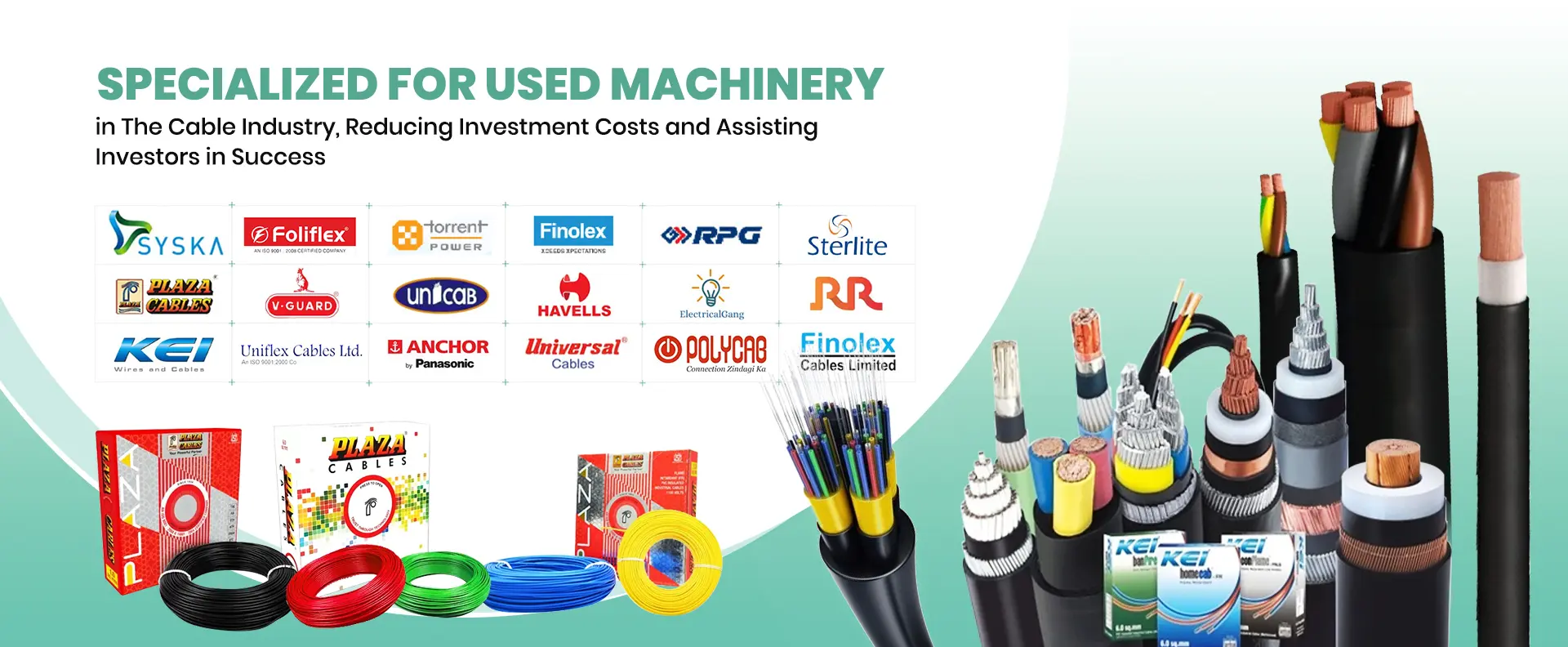 Category of complete Cable Plant Machinery